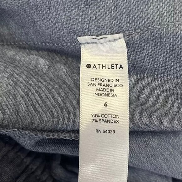 Athleta Farallon Heathered Wide Crop Pants Size 6 Womens Comfortable Casual Wear - Picture 7 of 7